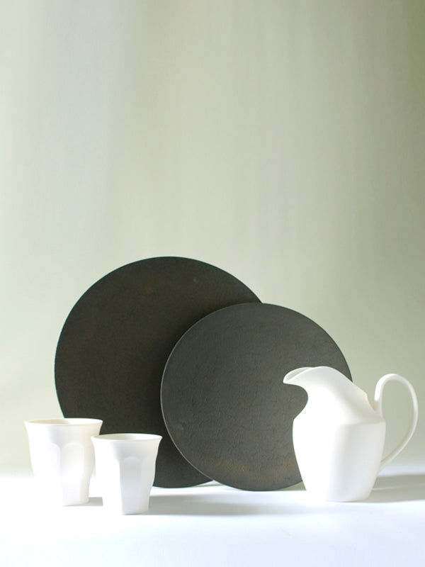 Assiette Noir 6
