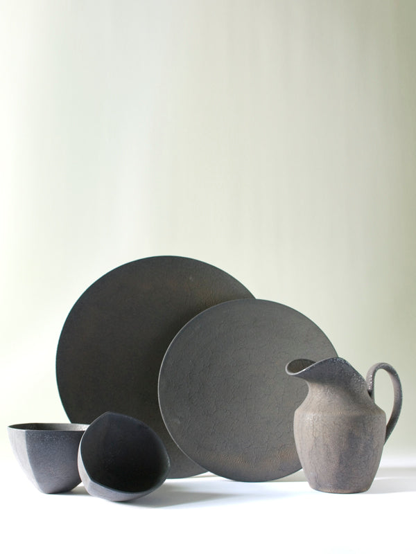 Assiette Noir 7