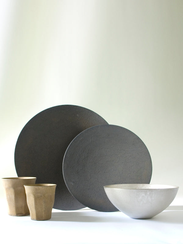 Assiette Noir 8
