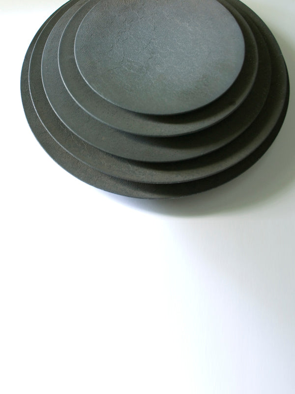 Assiette Noir 6
