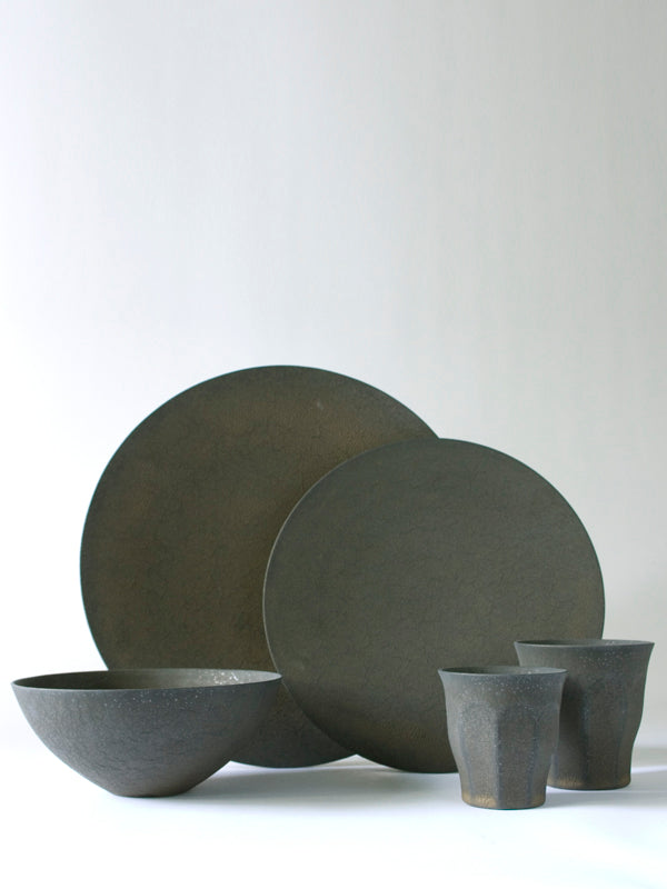 Assiette Noir 7