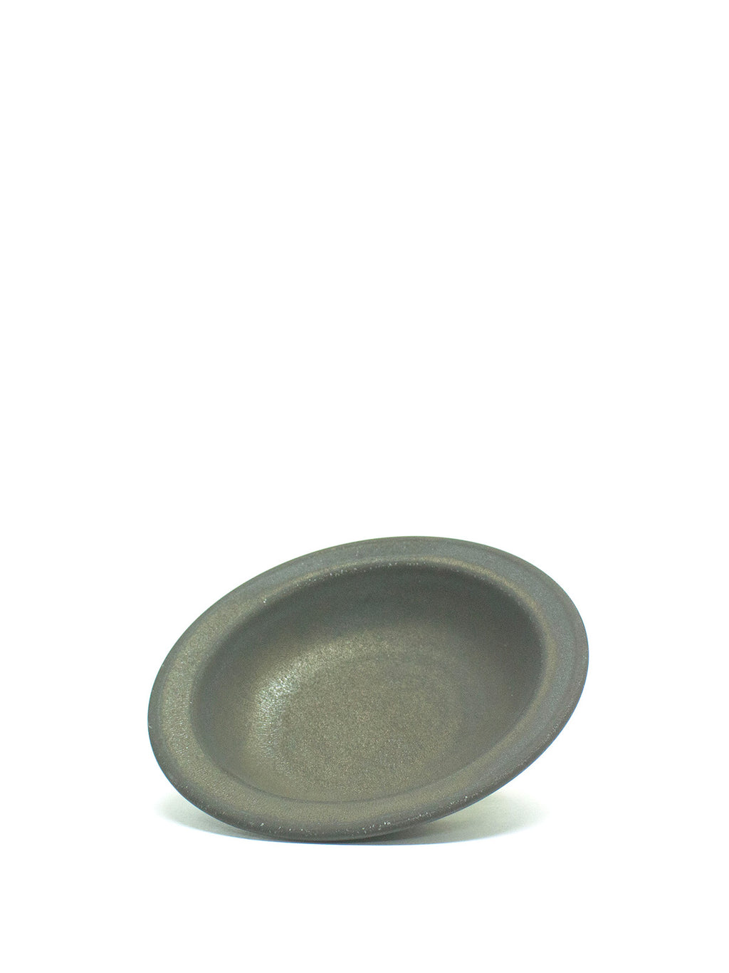 ベリー皿 黒陶金