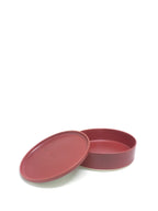 お重セット ワインレッド