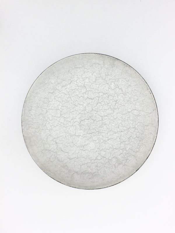 Assiette Argent Noir 8