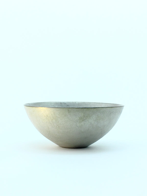 ブラックBowl  L 銀