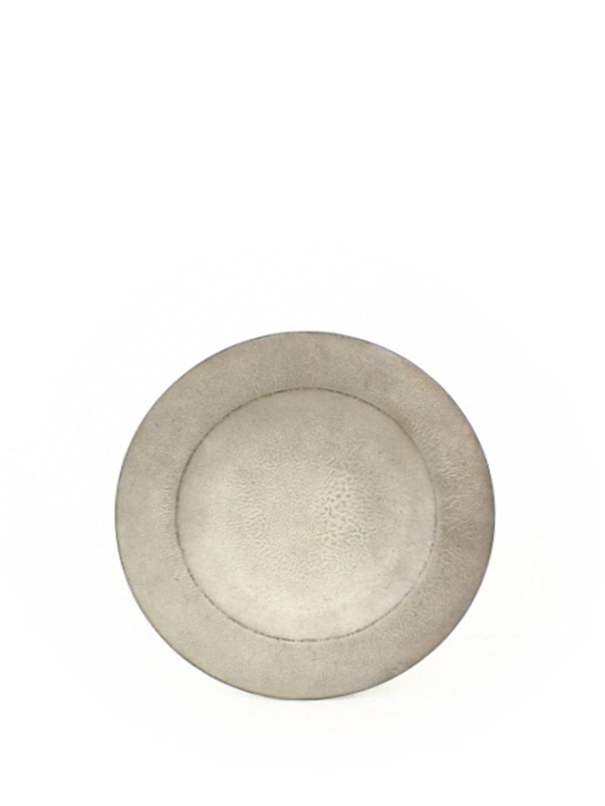 ブラックアンネン皿 銀 7