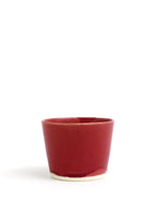 Chocolate cup wine red