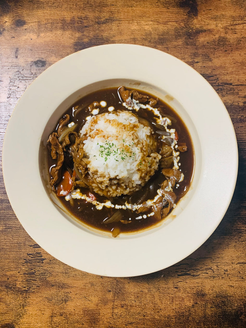 パスタ皿8寸 バターミルク