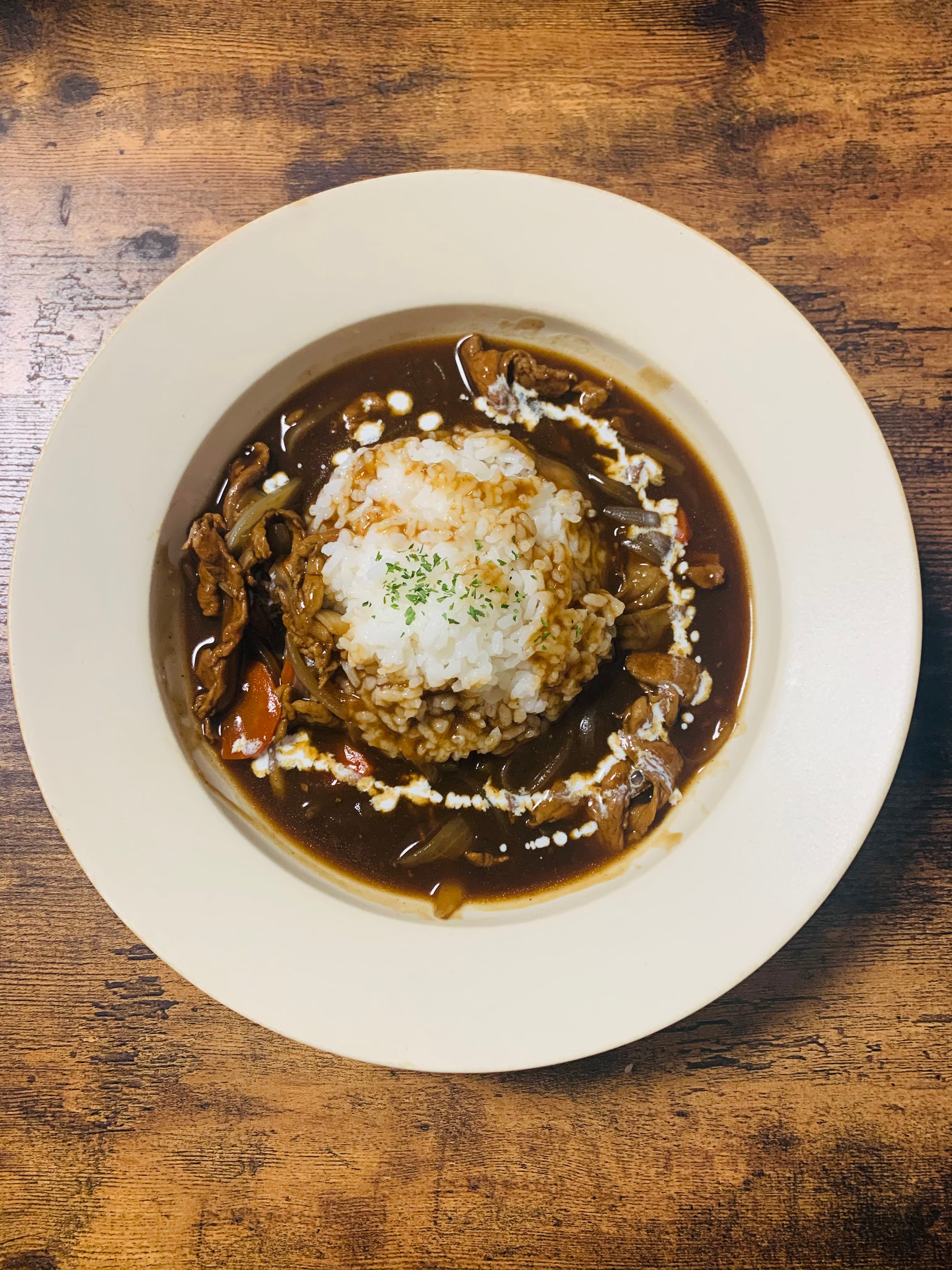 パスタ皿8寸 バターミルク