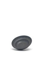 豆皿 黒陶金