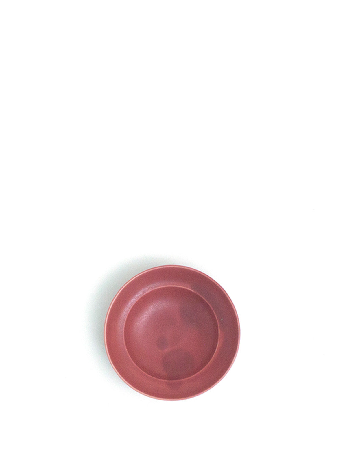 豆皿 ワインレッド