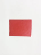 Ceramic plate, rose red