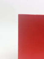 Ceramic plate, rose red