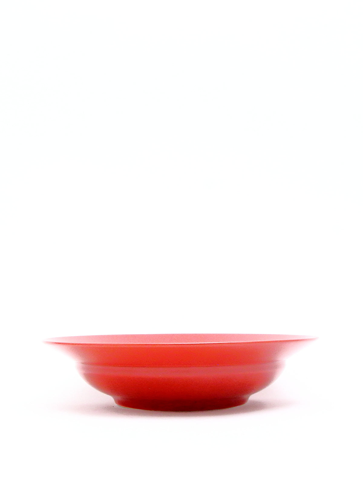 パスタ皿8寸 ローズレッド