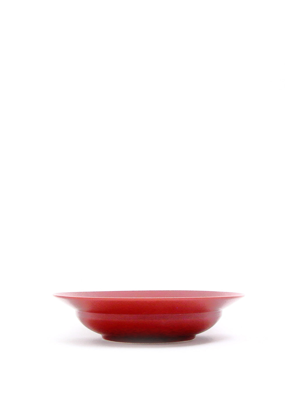 Pasta plate 7 inches wine red