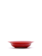 Pasta plate 7 inches wine red
