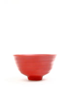 Rice bowl rose red