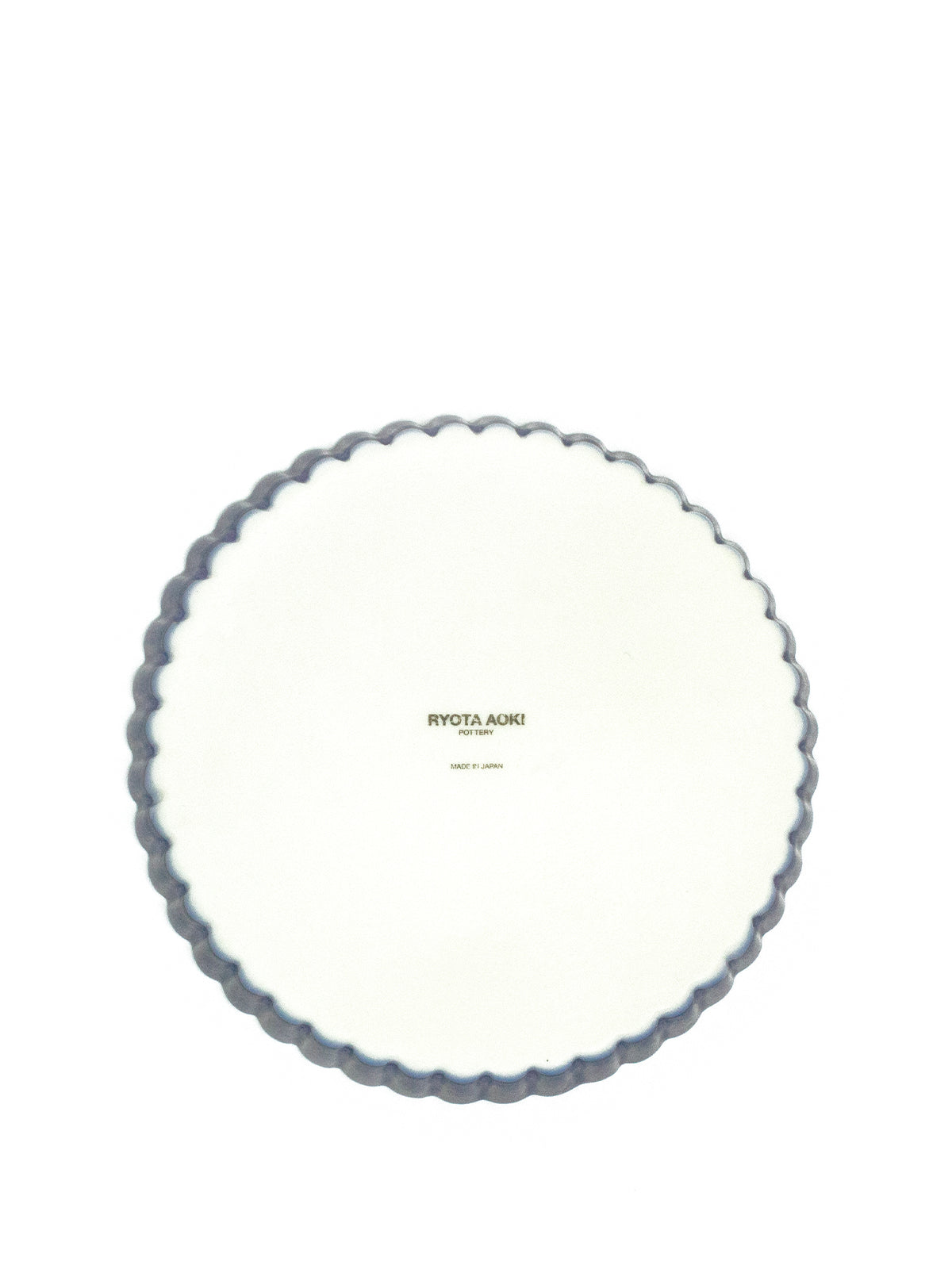 タルト皿 青結晶