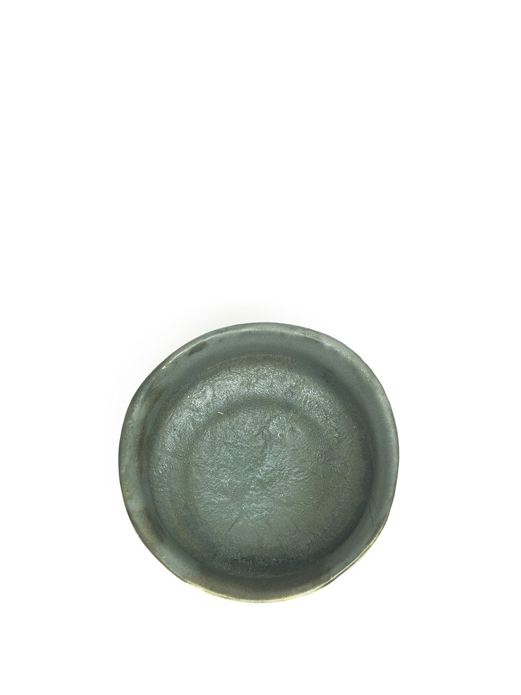 美漸龍黒織部瓷茶盌