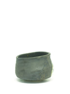 美漸龍黒織部瓷茶盌