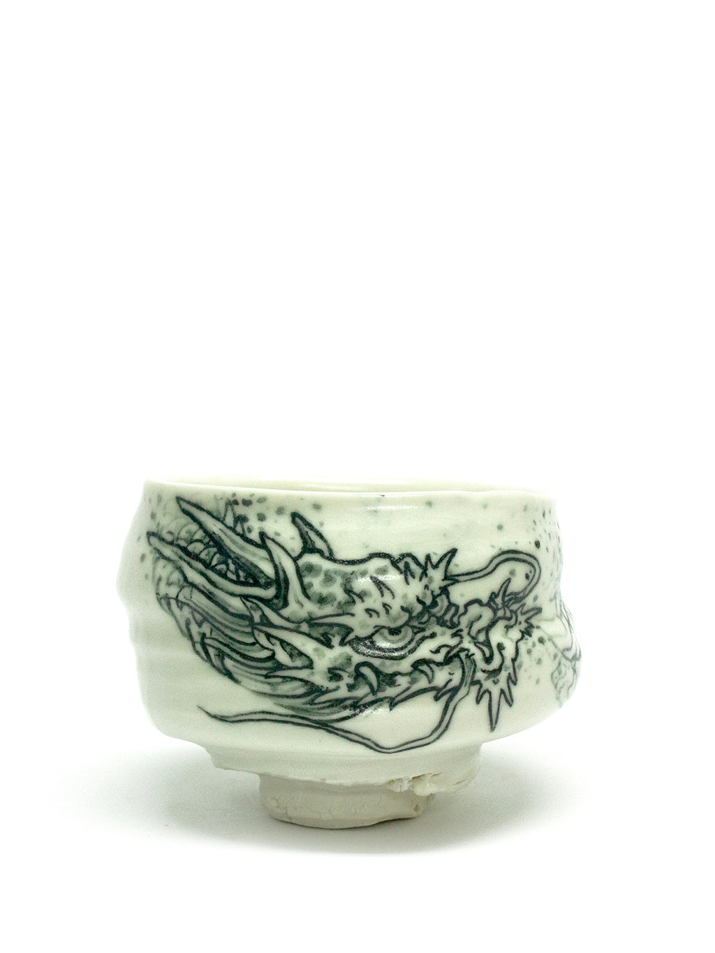 美漸龍水瓷茶盌