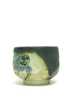 美漸龍黒織部瓷茶盌