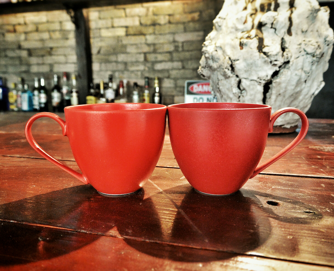 マグカップM ローズレッド