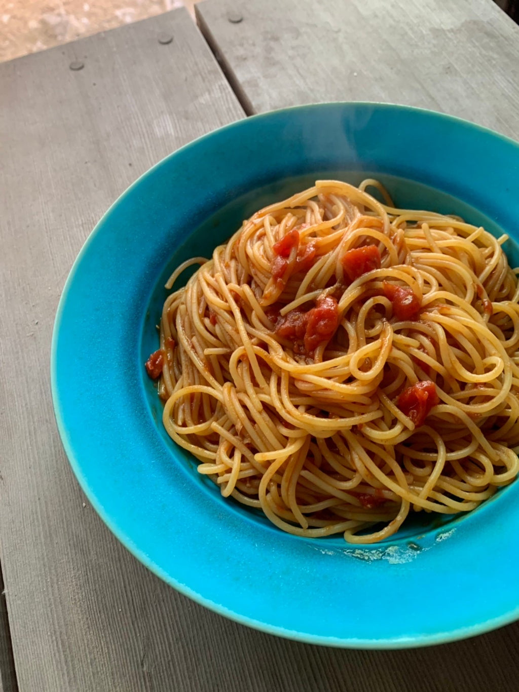 パスタ皿8寸 スターブルー