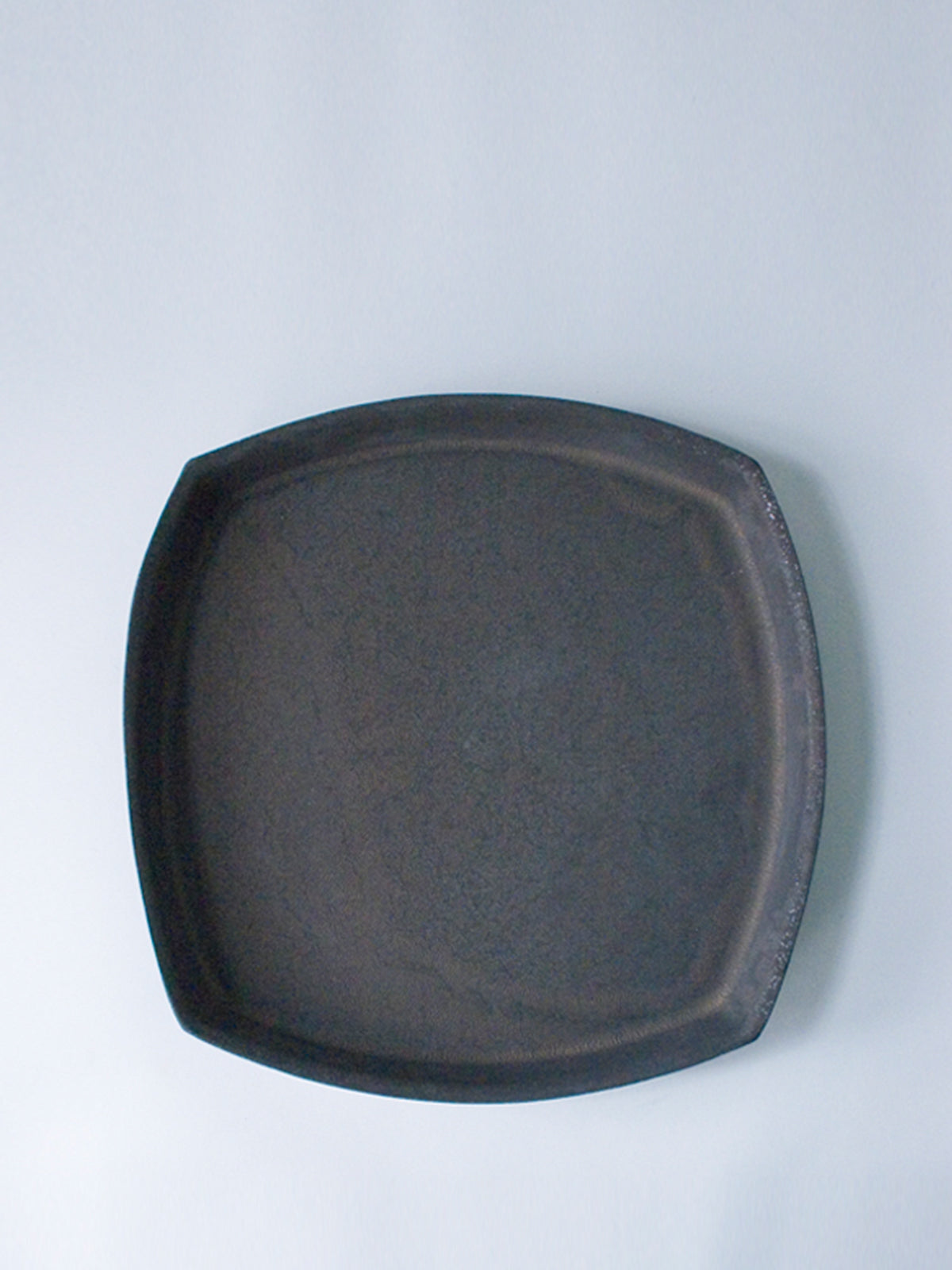 ブラック四角皿9寸